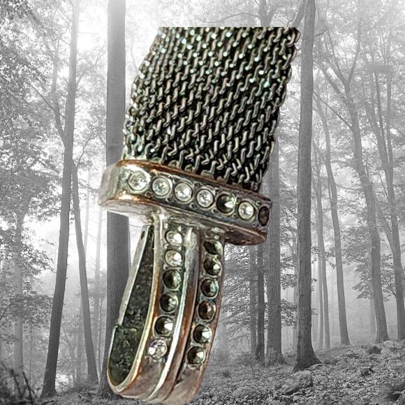 Akribos XXIV AK510SS Mesh Wraparound Band Quartz Women's Watch - Picture 2 of 5